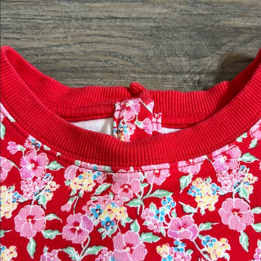 Janie and Jack Floral Sweatshirt Top - Picture 2 of 4